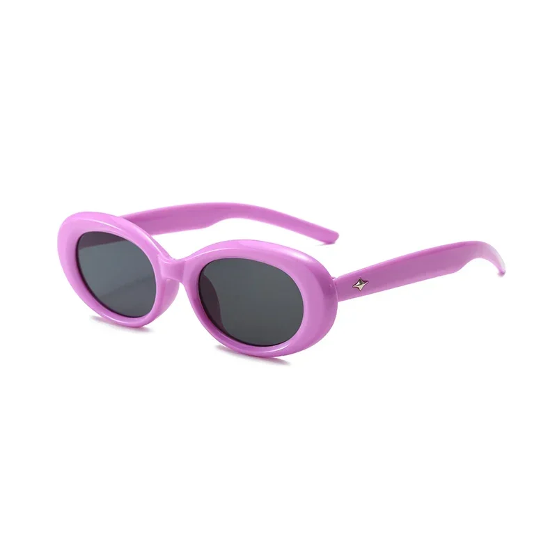 Children Sunglasses Fashion Classic Retro Oval UV400 Boys Girls