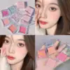 Monochrome Blush Palette Rose Hawthorn Cheek Tint Blusher Powder Natural Face Makeup Matte Peach Rouge Contour Shadow Palette 2