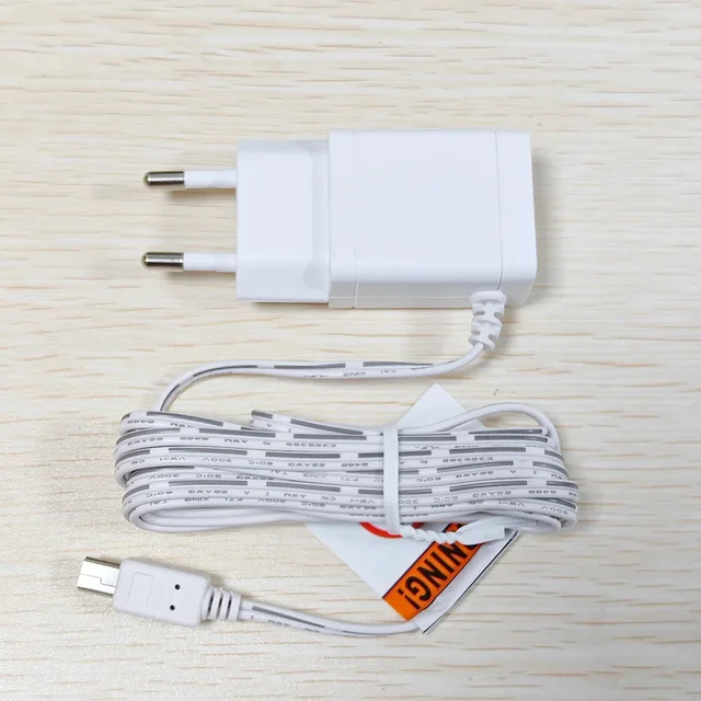 110-240V EU Power Adapter Charger Mini USB Connector For Baby Monitor VB601 VB603 VB605 Baby Nanny Camera DC 5V 1000mA 5