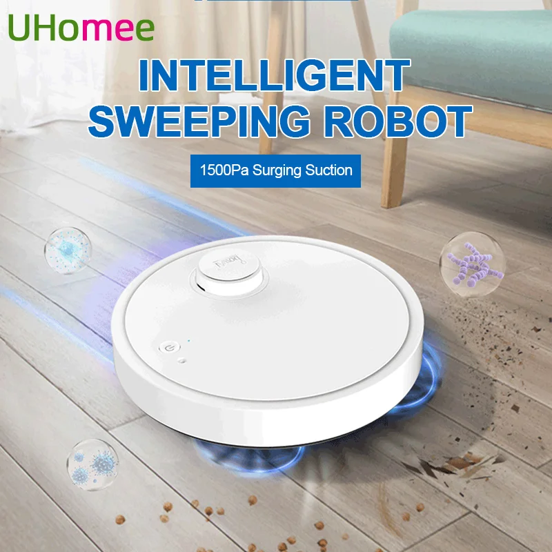 

Intelligent Sweeping Robot Household USB Charge Automatic Cleaning Machine 3-in-1 Smart Wireless Sweeping Dry Wet Vacuum Cleaner