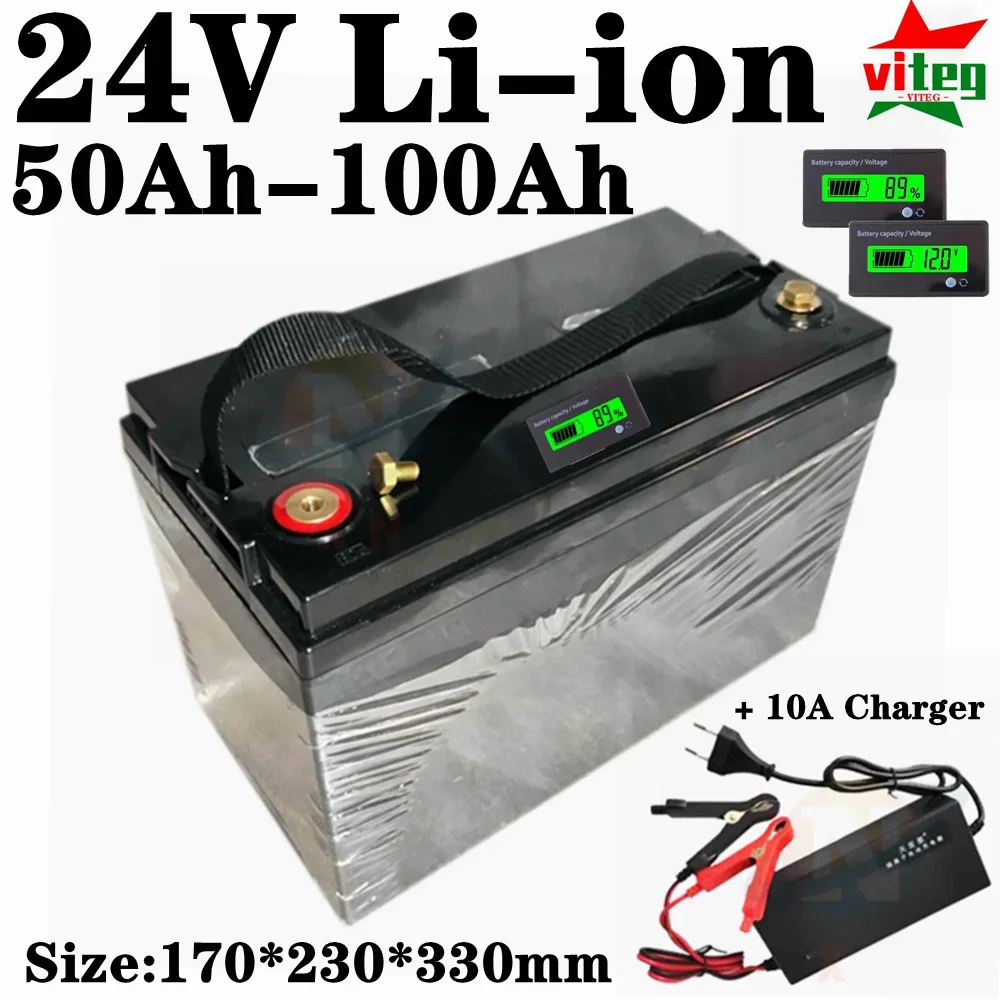 Batterie de 24V 200AH LiFePO4 Samrt intégré BMS avec Bluetoo