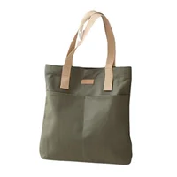 Sac fourre-tout en toile pour femme, grande capacité, avec détails de couture, sac à main élégant et pratique, sac de navettage féminin 6