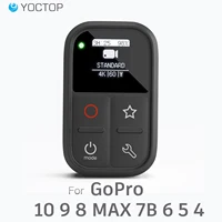 Ekran OLED pilot zdalnego sterowania do GoPro 10 9 8 Max 7B 6 5 z uchwytem na kij i nadgarstkiem wodoodporny pilot Gopro10 1