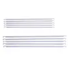 5-Pack Hanging File Folder Metal Rods Bars, White, 2 Sizes, Durable for Office File Document Organizer 5
