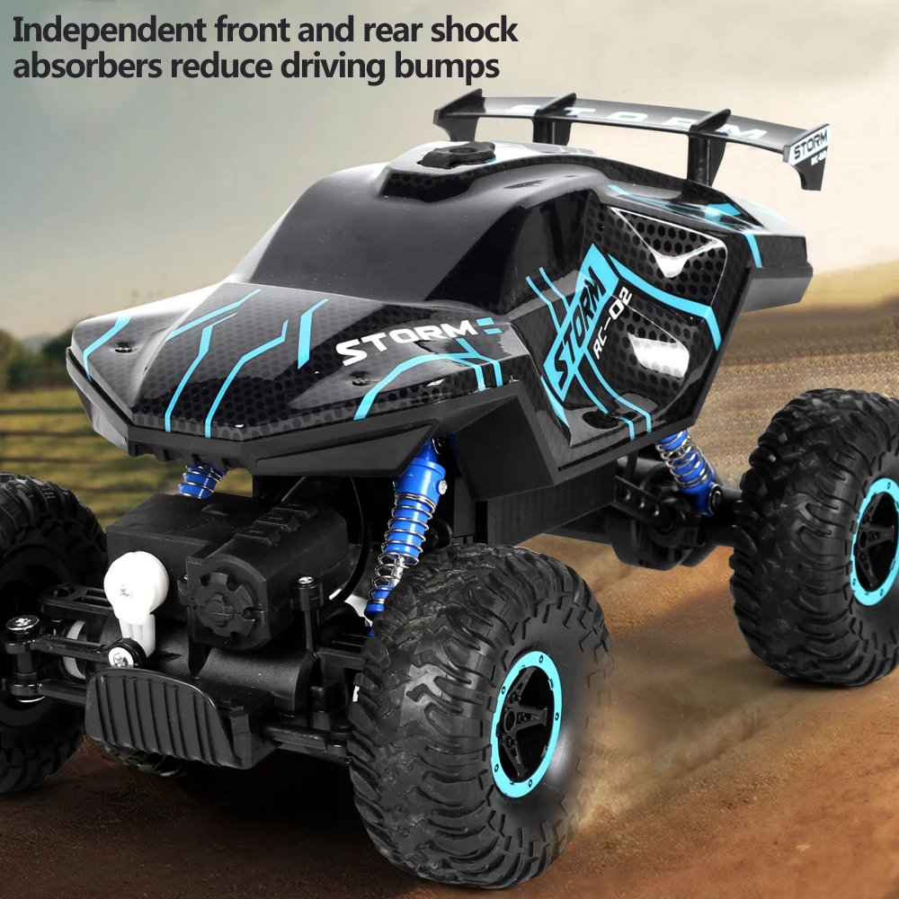 오프로드 몬스터 트럭 원격 제어 RC카, 성인용 4x4 RC카, RC 크롤러, 고속 2.4GHz, 4WD, 모든 지형, 20 km/h