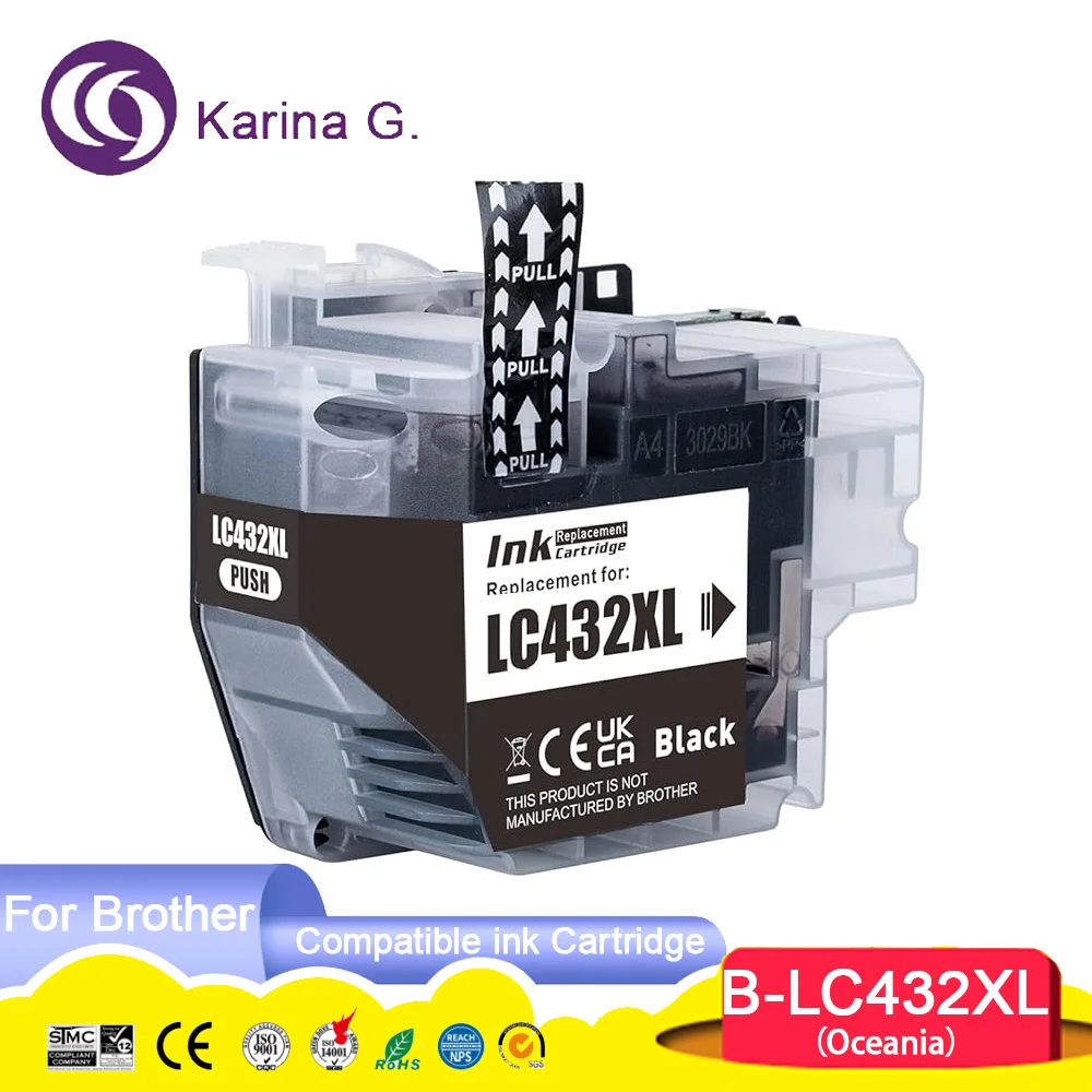 High capacity LC432XL 432XL LC 432XL Compatible Ink Cartridge For MFC-J5340DW/J