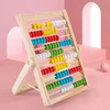 Classic Wooden Educational Counting Toy 100 Beads Preschool Math Learning Toys Montessori Number Arithmetic Abacus Toddler Gift 5