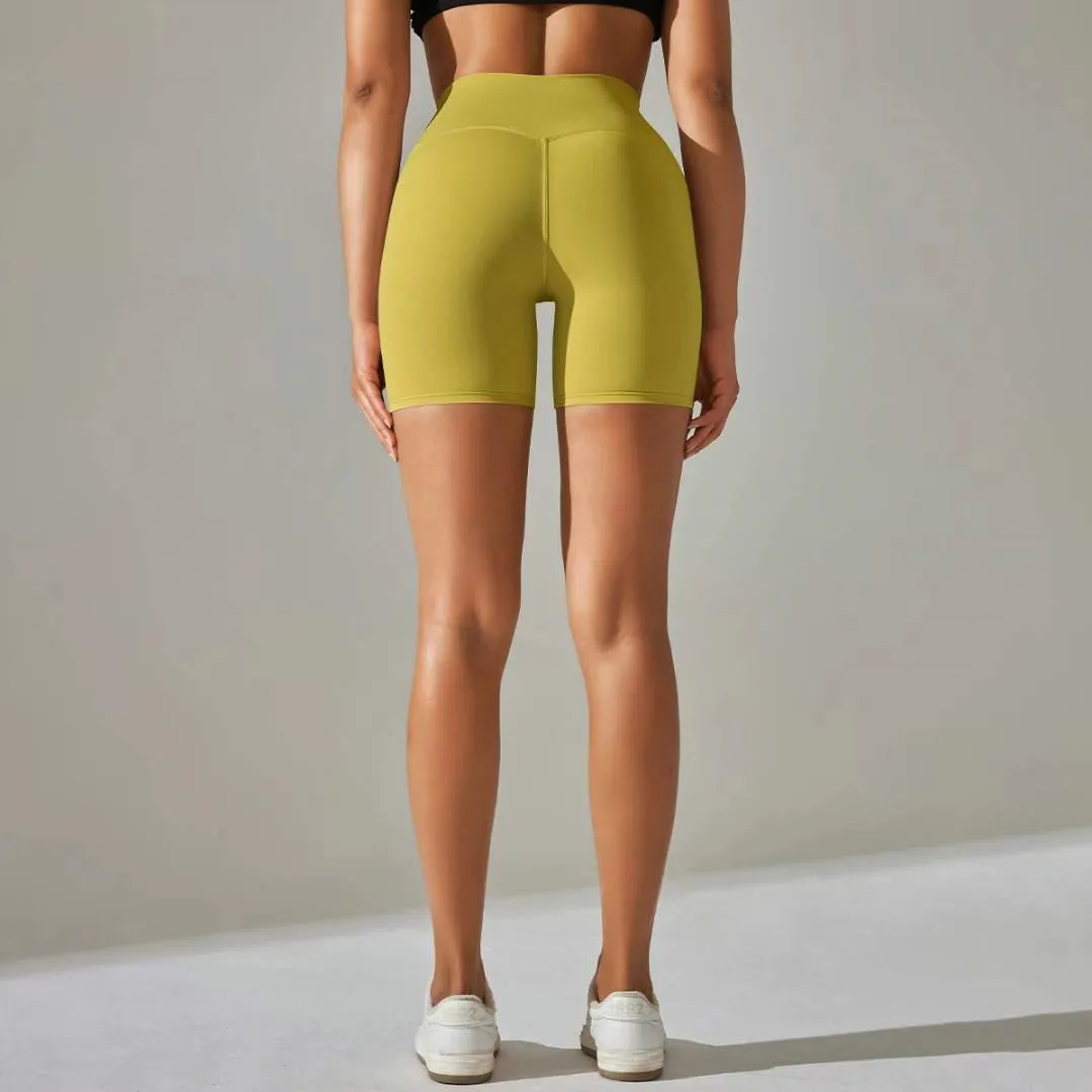 Women High-Rise Short Yoga Running Cycling Tights Fitness Shorts 31 Color workout shorts yoga shorts sports shorts running shorts seamless shorts