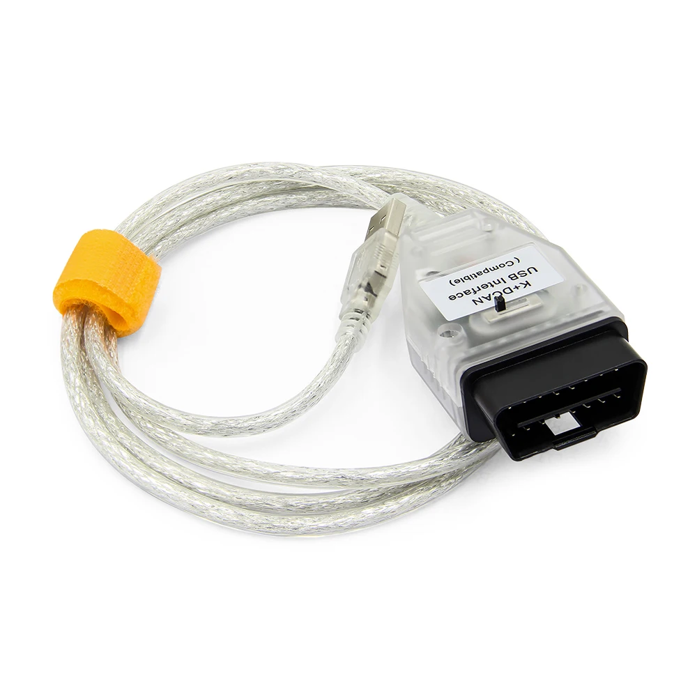 For BMW K+DCAN Car Diagnostic FTDI FT232RL Switch KDCAN K CAN OBD 2 OBD2 Auto Tools K-line K Line IN-PA Cable Original Chip automotive diagnostic scanner,car tool
