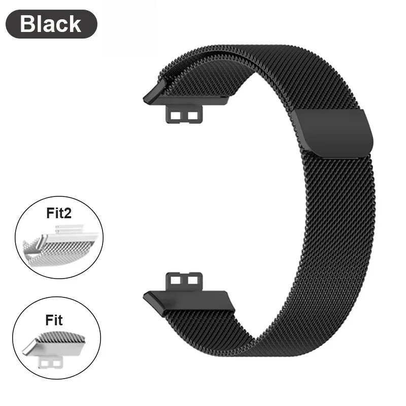 Premium Metal Strap with TPU Case & Screen Protector – Milanese Magnetic Loop Watchband Bracelet