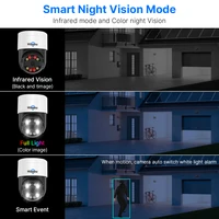 Caméra IP PTZ POE Hiseeu 5MP 4K 8MP ONVIF Vision nocturne couleur complète Surveillance vidéo extérieure Caméras CCTV pour Xmeye Pro NVR 3