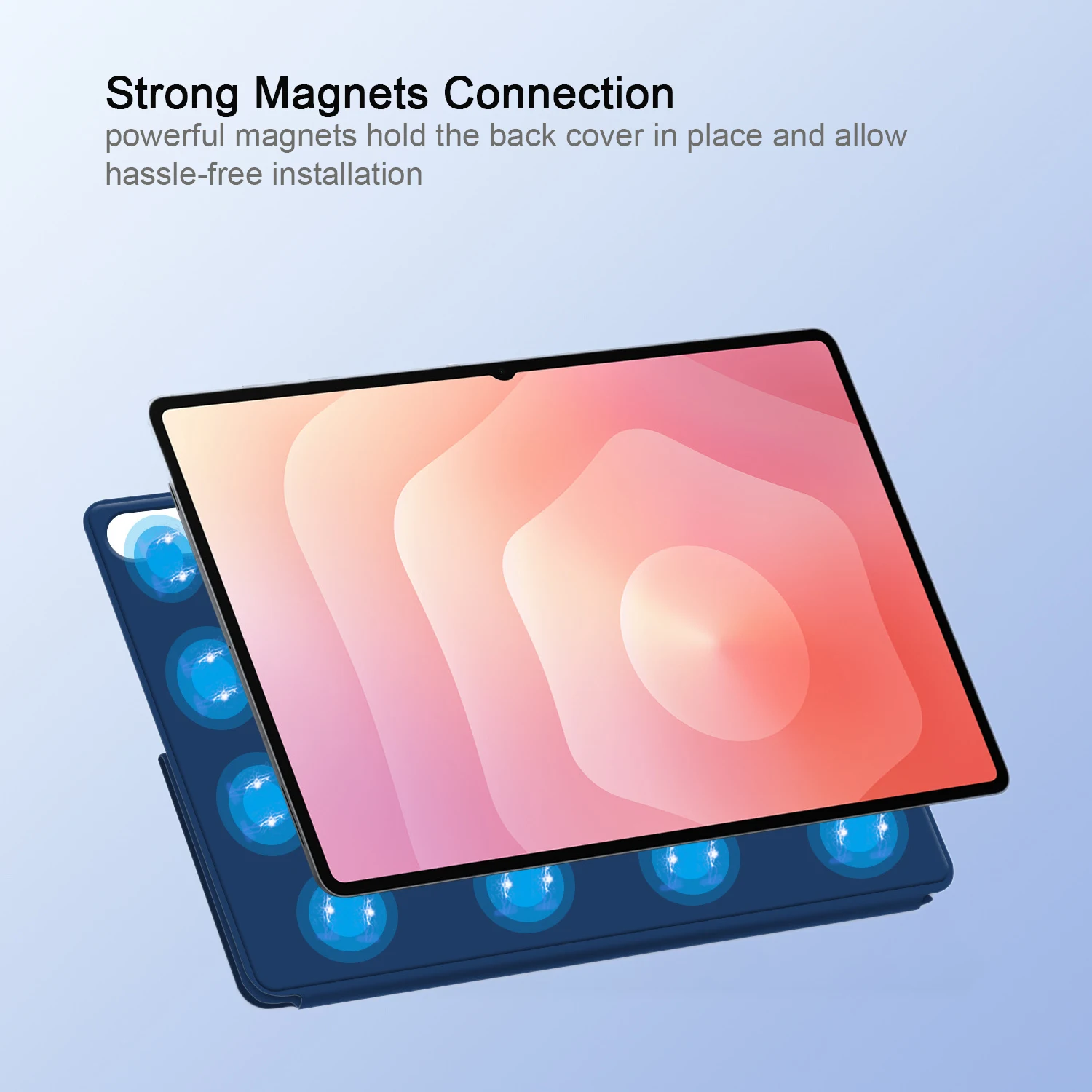 Smart Magnetic Case with Adjustable Stand and Auto Sleep/Wake Function