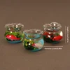 1/6 1/12 Miniature Dollhouse Furniture Accessories Mini Fish Tank Bowl Aquarium Model Toys for Doll House Home Ornament Decor 1