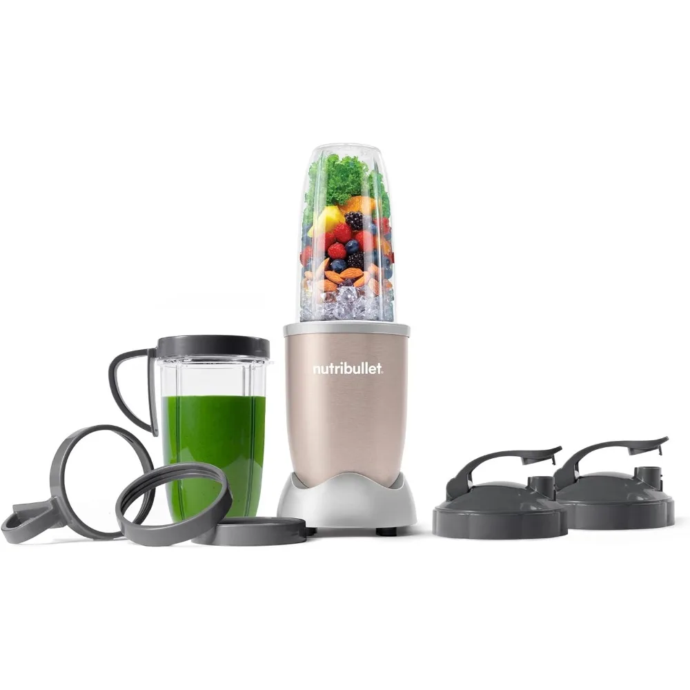 nutribullet Pro 900 Watt Personal Blender - 13-Piece High-Speed  Blender/Mixer System, Champagne