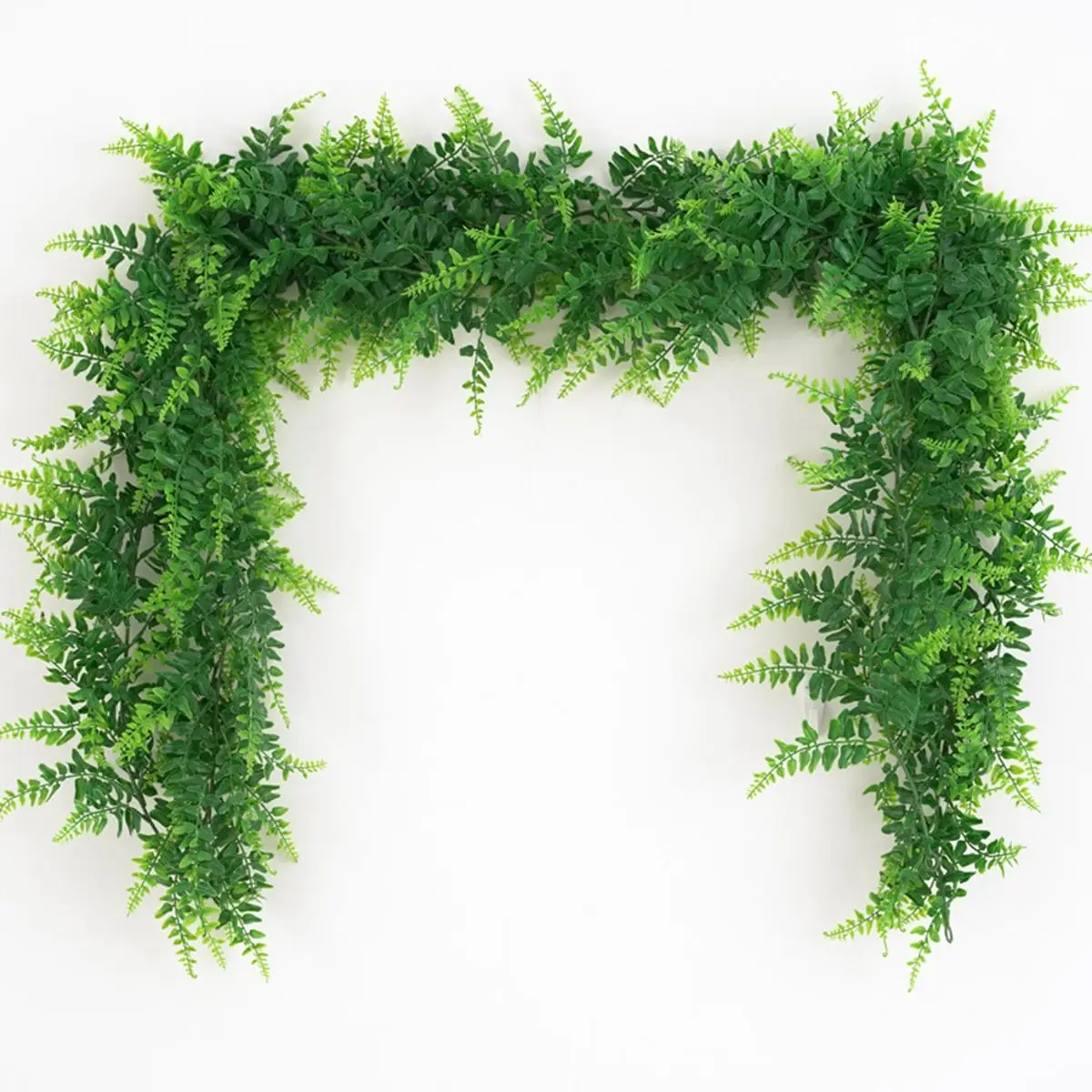 Ghirlanda di Edera Artificiale Foglia Eucalipto Viti Piante Verdi Appese Piante di Vite di Eucalipto Finte con LED Luce di Stringa (Eucalipto verde-B, 5