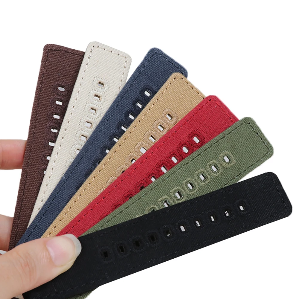 Braided Canvas Quick Release Watch Band Strap