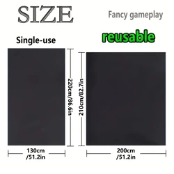 Luxury Waterproof Black Bedding Set - Washable Adult Passion Sheets, Liquid - Resistant Fitted Mattress Protector - 200x210cm (Black)