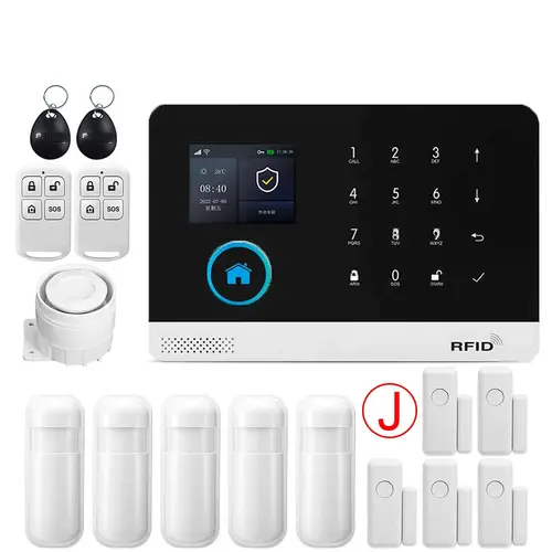 GSM Alarm System for Home Works with TUYA Smart Home App Burglar Security 433MHz 2G WiFi Alarm Wireless Control PG103 - Image 22