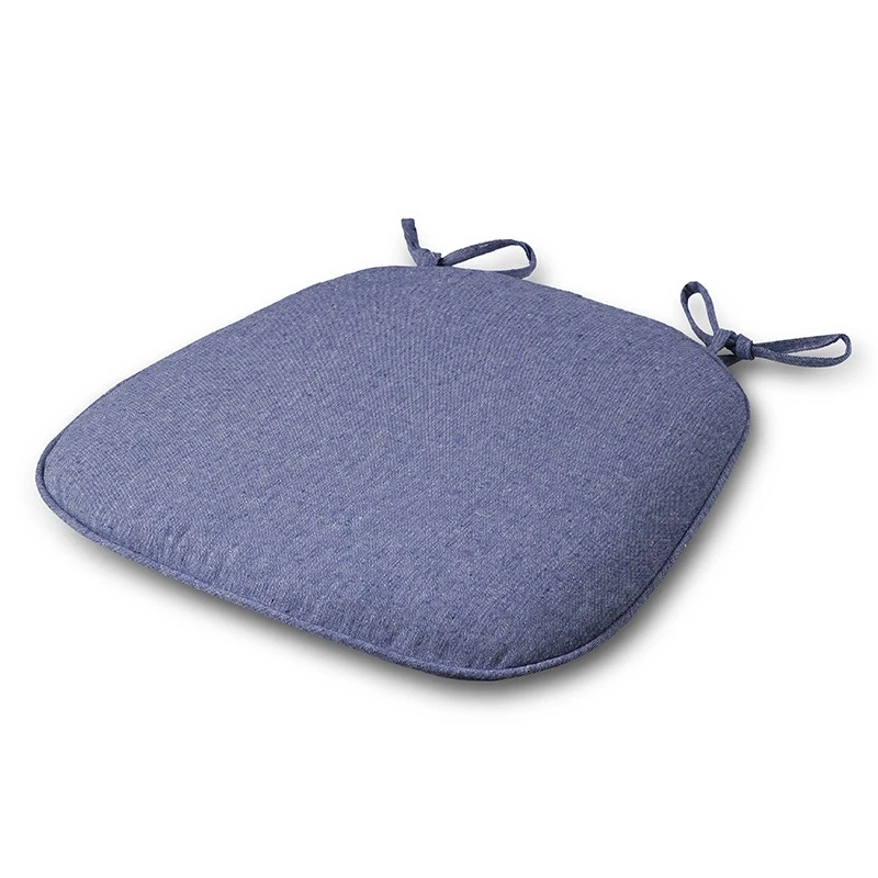 Brief Flax Non-slip Chair Cushion Comfortable Home Sponge Dining Chair Cushions Washable Outdoor Garden  Chair Pad Car Seat Mats 4