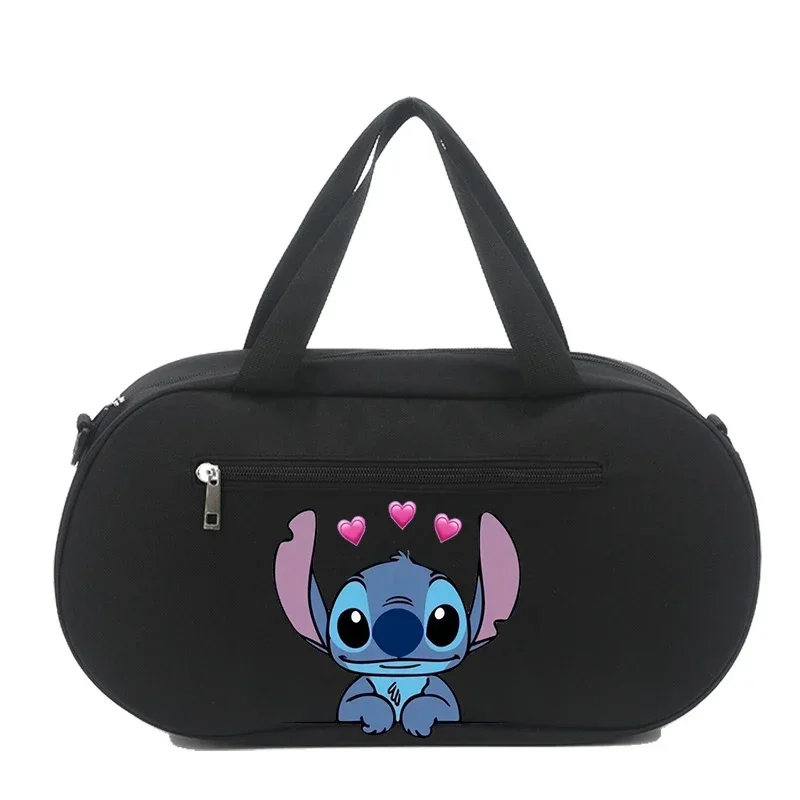 

Anime Disney Stitch Handbags Large Capacity Travel Bag for Women Portable Outdoor Dance Girls Shoulder Bag Peripheral Products