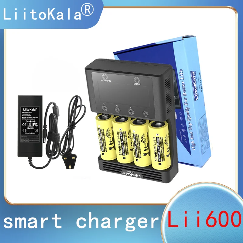 

LiitoKala Lii600 Lii500 Liis8 PD4 LCD 18650 1.2V 3.7V 18350 18500 21700 26700 26650 AAandAAA NiMH/CD Lithium-ion Battery Charger