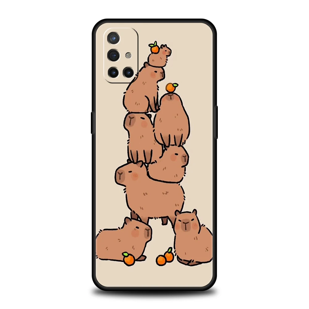 Cute Cartoon Capybara Silicone Phone Case Cover