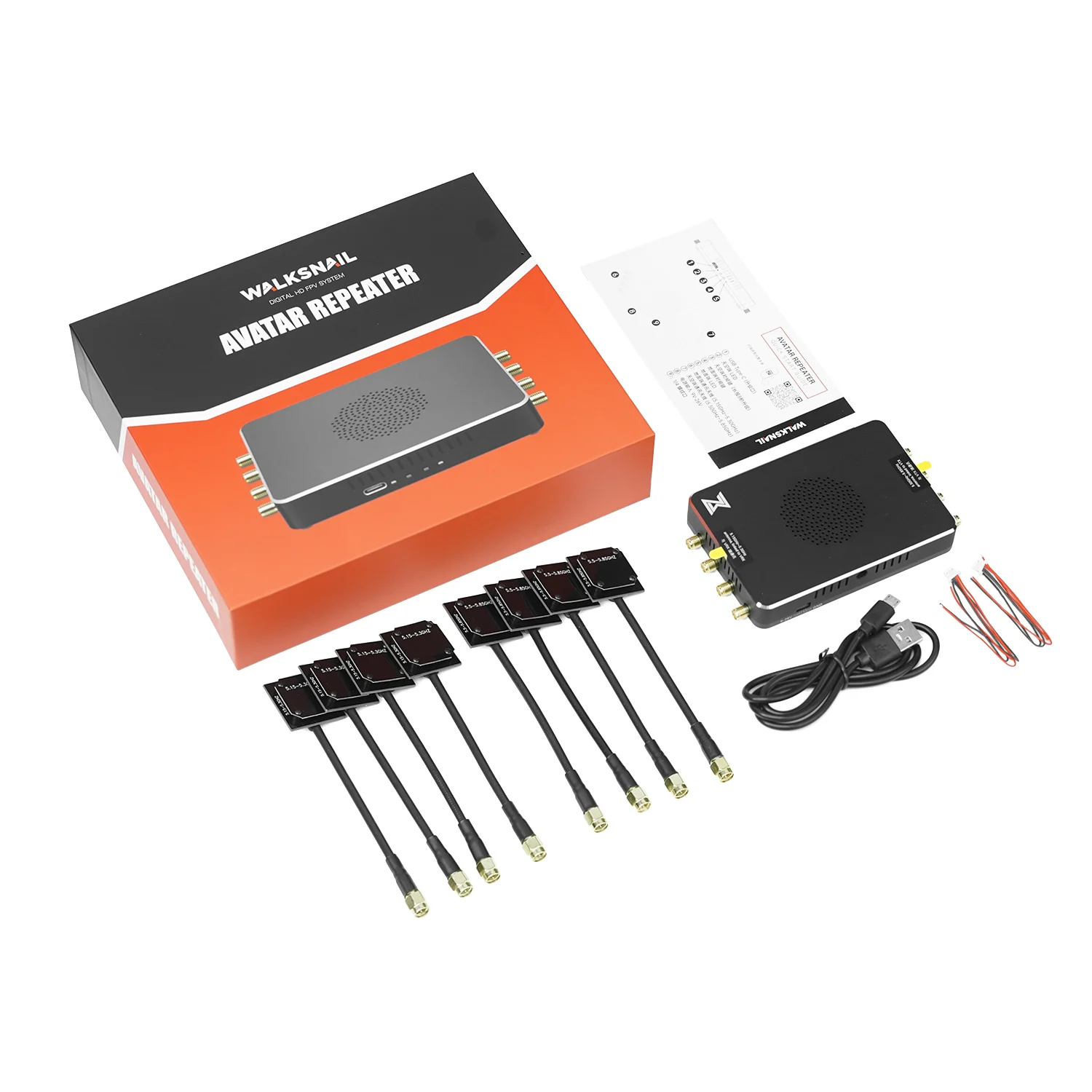 CADDX Walksnail Avatar Repeater For DIY FPV Drone Signal Amplification Extension For Racing Drone RC Model thumbnail 6