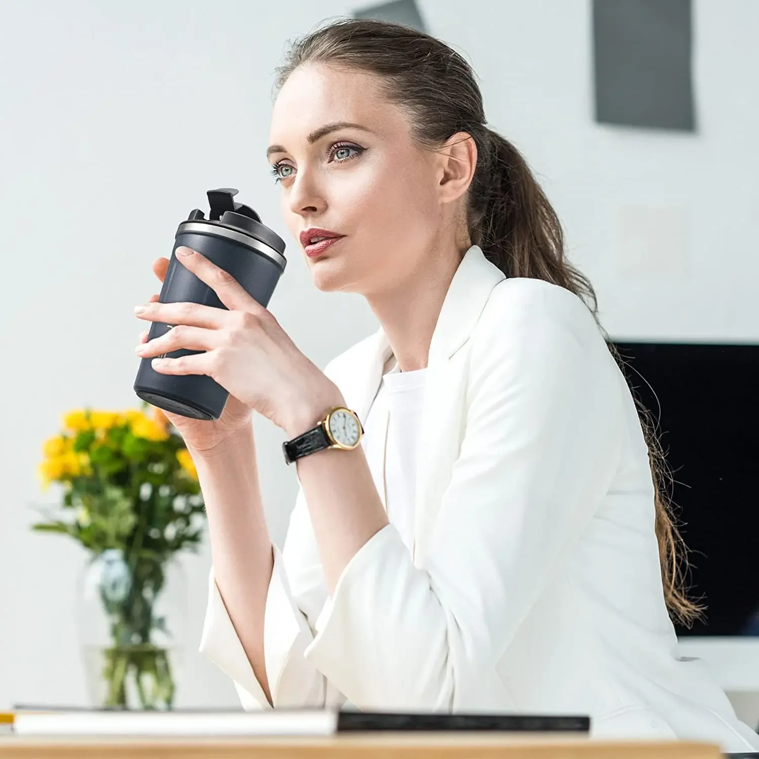 Isolierbecher Aus Edelstahl Für Kaffee Und Tee Auslaufsicher_voghion.com