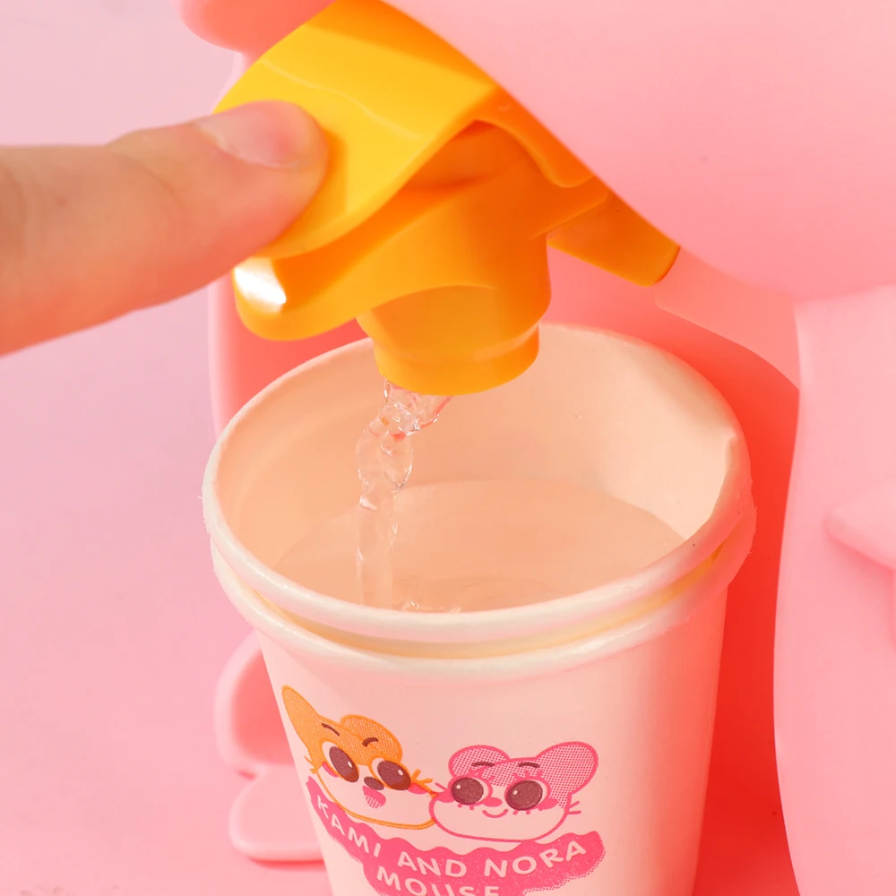 Children's Mini Fun Water Dispenser Electric Acousto-optic Simulation House Drinking Machine Baby Kitchen Toy Children Gift