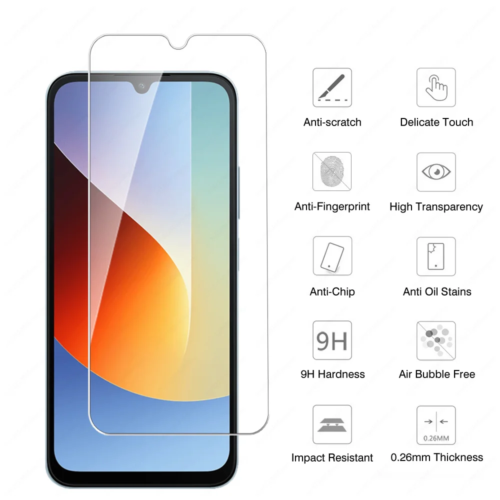 Premium Tempered Glass Screen Protector - 4 Pack, 6.9-Inch, Armor Strength