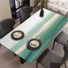 Artistic Gradient Living Room Table Mats PVC Waterproof Oil Proof Tablecloth Kitchen Dining Table Decoration Full Cover Mat 식탁보 3