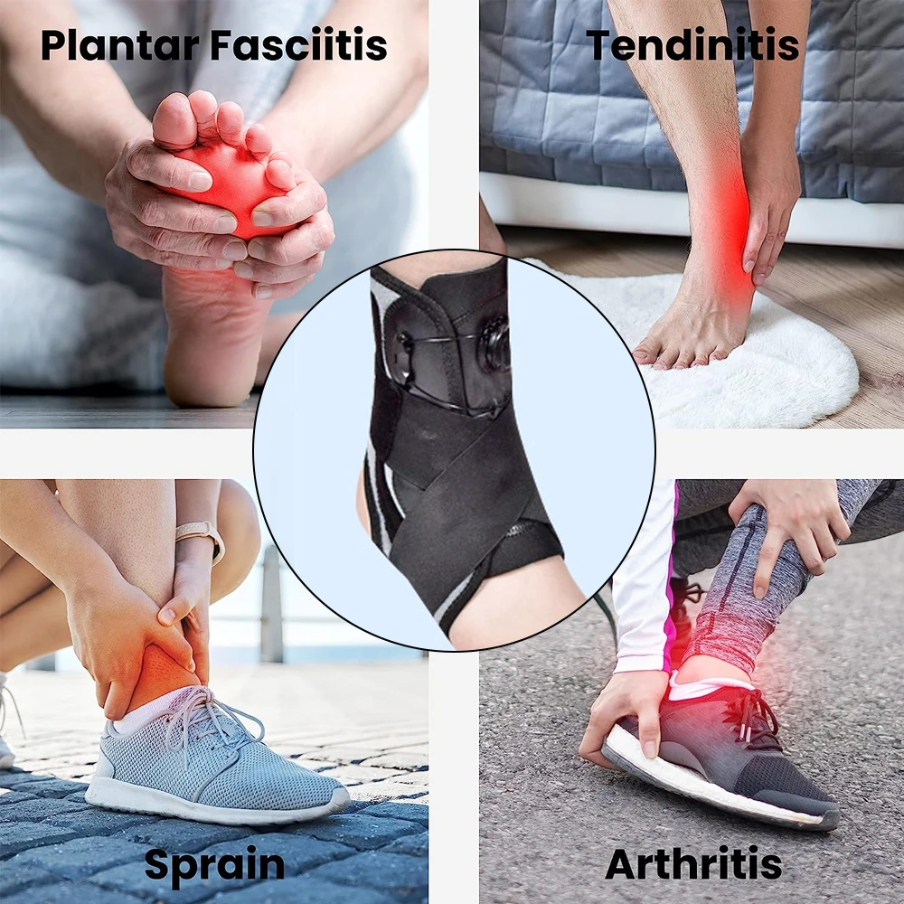 Professzionális Bokarögzítő Acél Merevítéssel – Állítható Sport és Rehabilitációs Bokatámasz S3852fb04fc564a9693d2eb03ec017706M