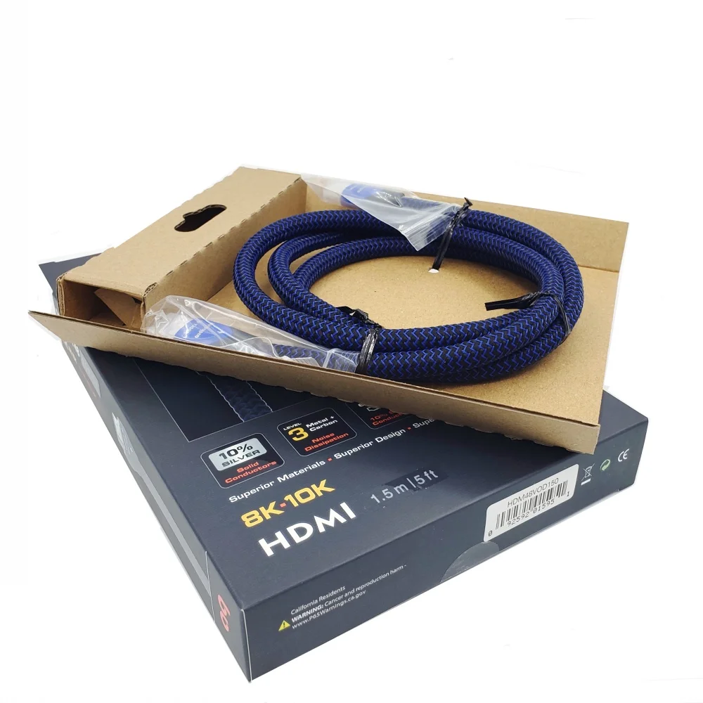 HiFi 8K VODKA HDMI-compatible Cable de vIdeo AV Cable de TV 48 48Gbps Ultra HD 5.0 Original box hdmi cable