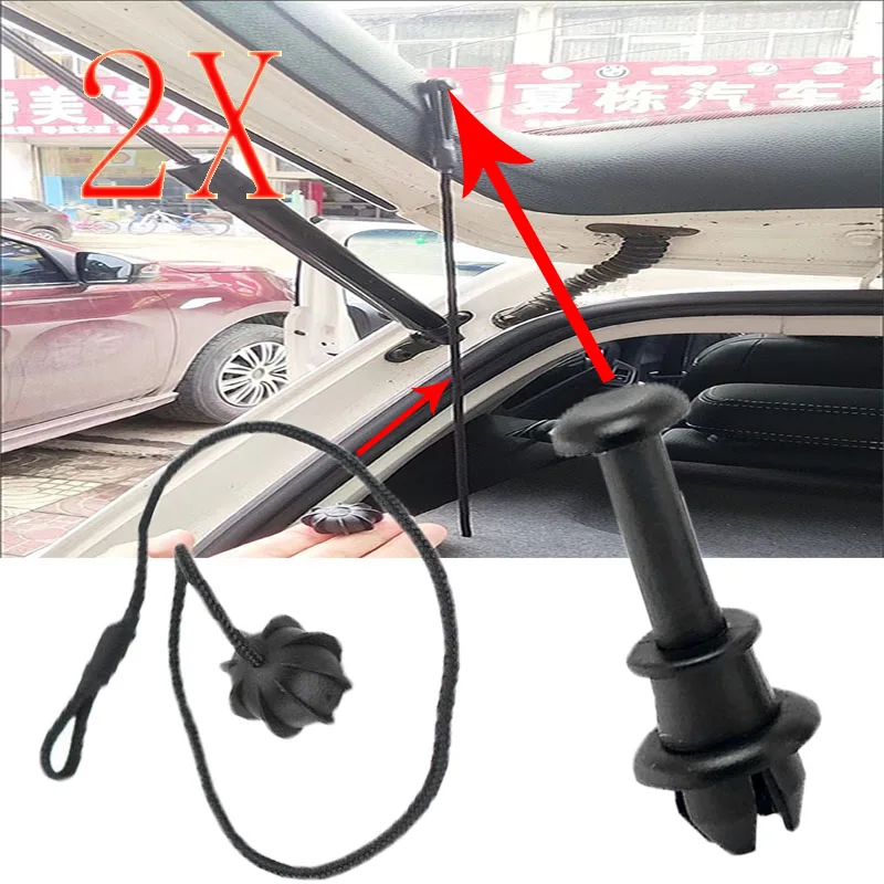 Per Skoda Octavia Yeti Fabia Superb Roomster Citigo Rapid Spaceback Scala Posteriore Parcel Shelf Strap Cord