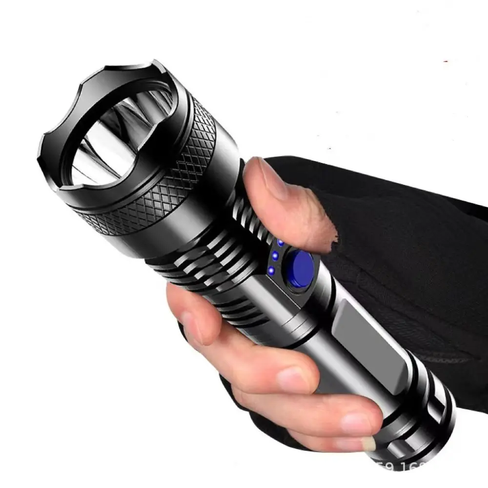 

Super Bright Flashlight Portable USB Charging Long-Range Camping Lighting Spotlight Waterproof Torch Home