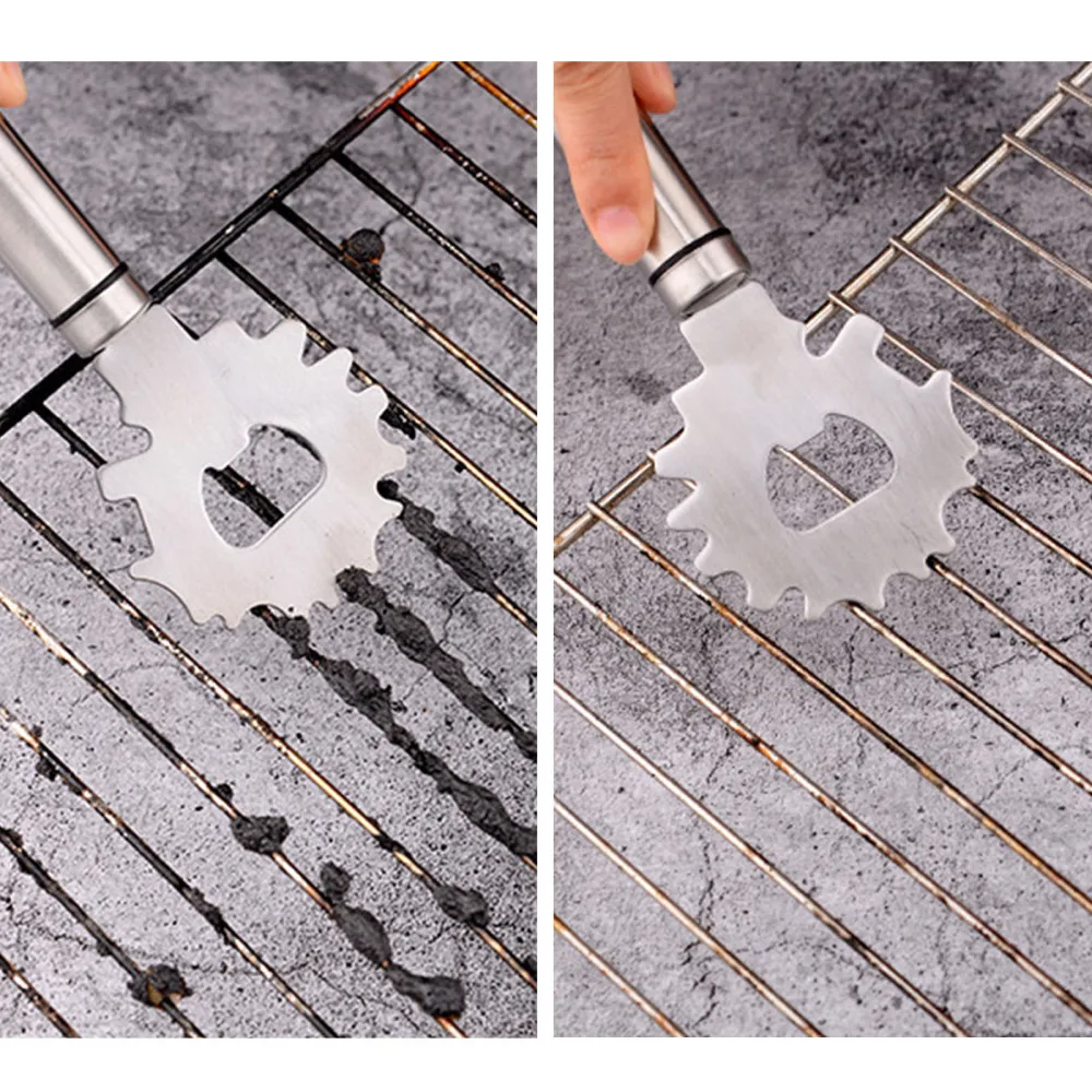 Cleaner Stainless Steel For Cleaning Metal Grilling Smoker Oven BBQ Outdoor With Bottle Opener Griddle Scraper Tool