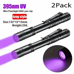 UV Flashlight Ultraviolet Blacklight Pen for Invisible Ink and Stain Detection