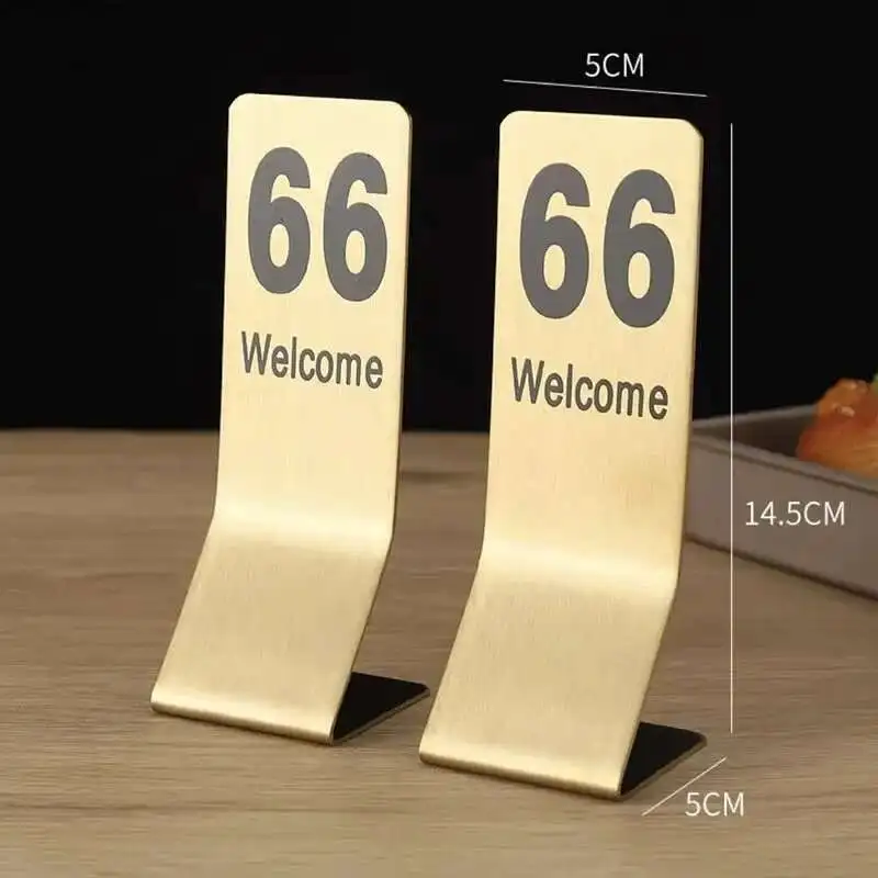 1pcs Metal Wedding Table Numbers Stand 1-100 Optional Banquet Restaurant Party Decorate Place Card Holder Stand