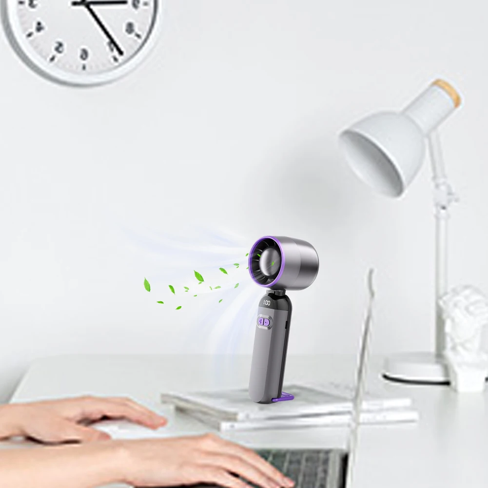 Portable Plastic Handheld Turbo Fan for Home Office