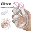 Sex U Shape Double Dildo Realistic with Man Dildo Sex Toys for Woman Vagina Toys Dildo for Woman Huge Falos Consolador Anal 1