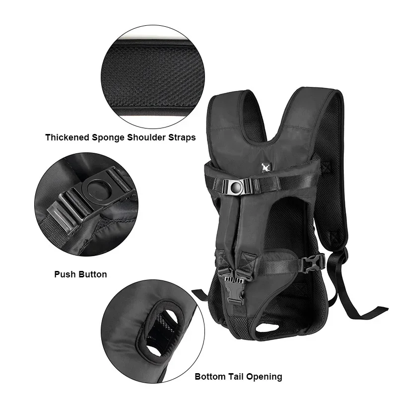 For Cat Dogs Front Travel Dog Bag Carrying Pet Backpack Carrier For Animals Small Medium Dogs Bulldog Puppy Mochila Para Perro
