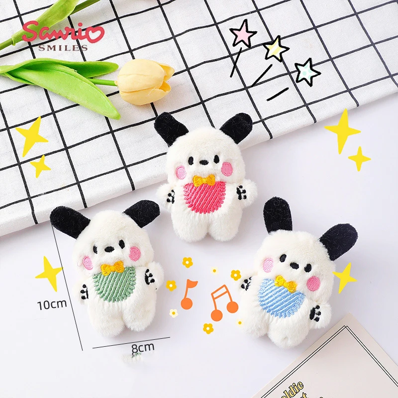 

Kawaii Sanrio Plush Doll Cinnamoroll My Melody Kuromi Pochacco Anime Cute Bag Pendant Keychain Decoration Gifts Toys for Girls
