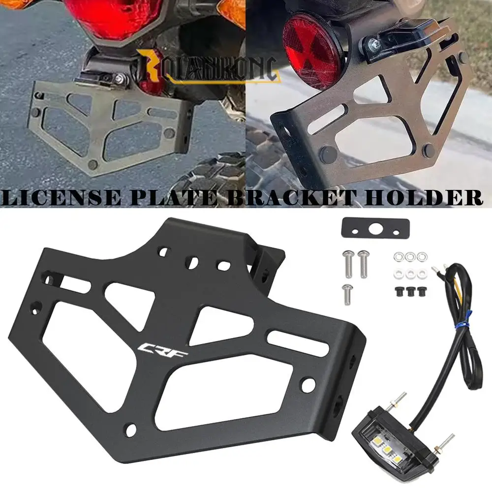 

For HONDA CRF300 L LS CRF 300 L/LS CRF300L 2021 2022 2023 CRF300LS 2023 2024 Motorcycle Accessory License Plate Bracket Holder