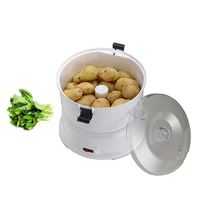 110V/220V Small Electric Potato Peeler Home Automatic Potato