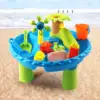 22pc 43cm Kids Sand Water Activity Play Table Fun Outdoor Sandpit Toys Set 1