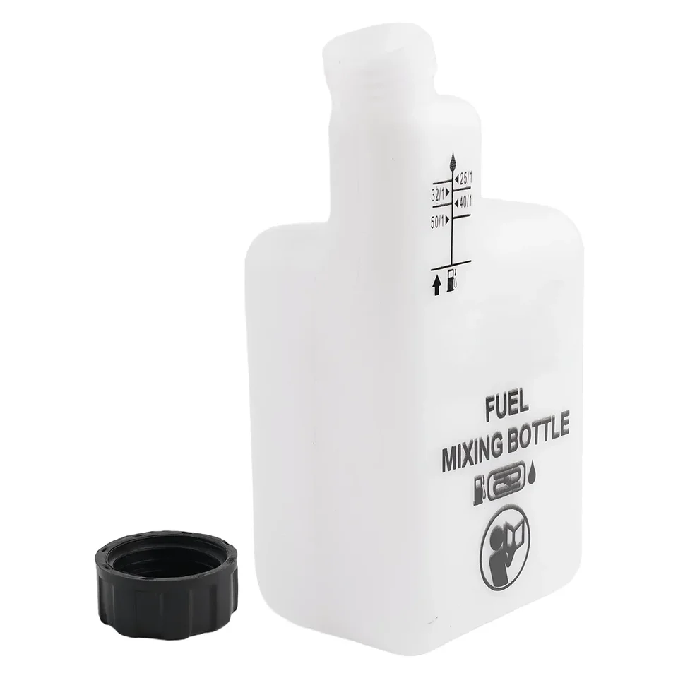 Praktische 2-Takt Mischflasche Für Rasenmäher, Kettensäge & Strimmer – Einfaches Kraftstoffmischen 25:1 / 40:1 / 50:1 | 1 Liter