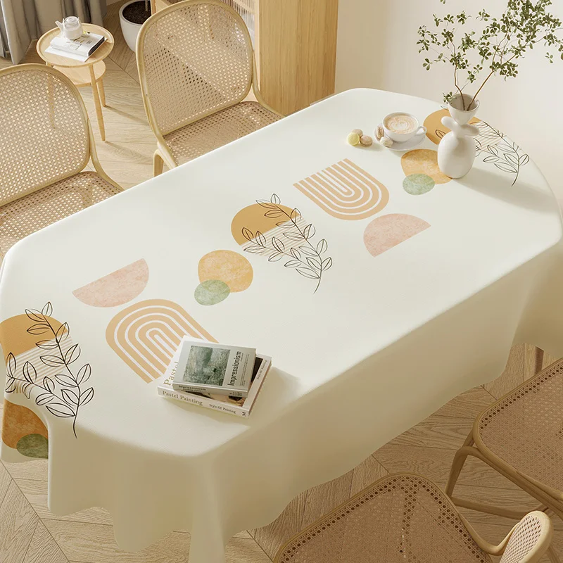 

QW3901 PVC tablecloth modern simple household fresh waterproof oil Nordic ins tablecloth tea table hotel table cloth