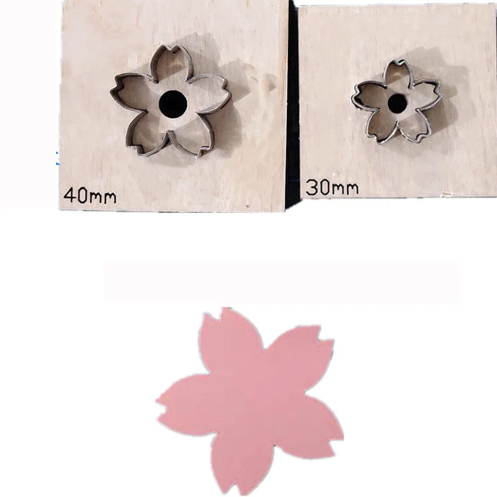 DIY leather craft Sakura die cutting knife mold