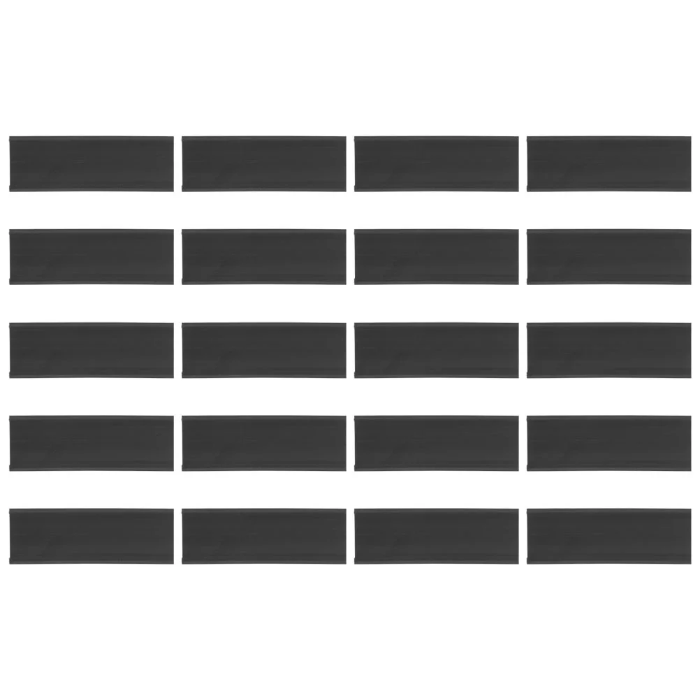 

20 Pcs Magnetic Label Cards Channel Clamp Display Holder Tags Name Warehouse Sign Price Rubber Soft Labels Tabs
