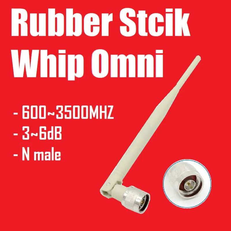 Whip Omni Antenna rubber stick 360 degree omnidirectional indoor for